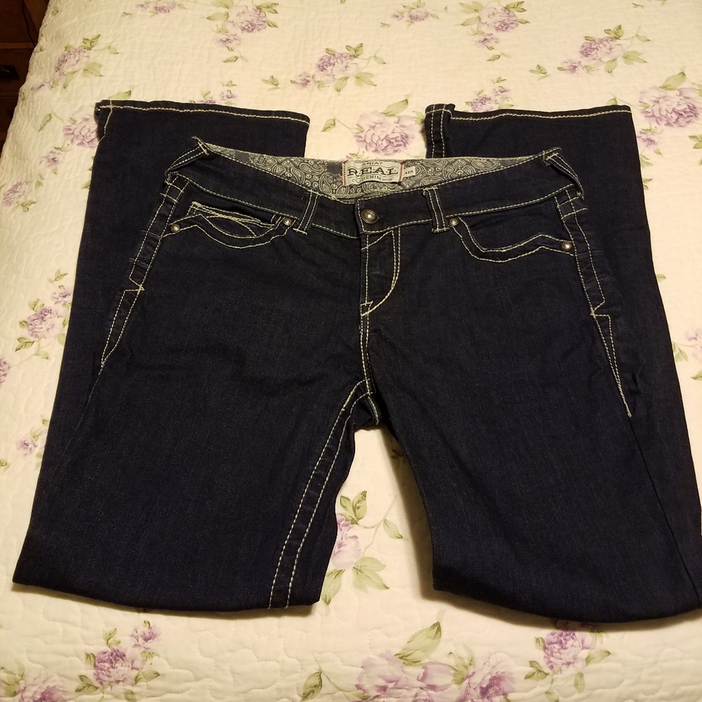 Ariat R.E.A.L. mid rise boot cut riding jean